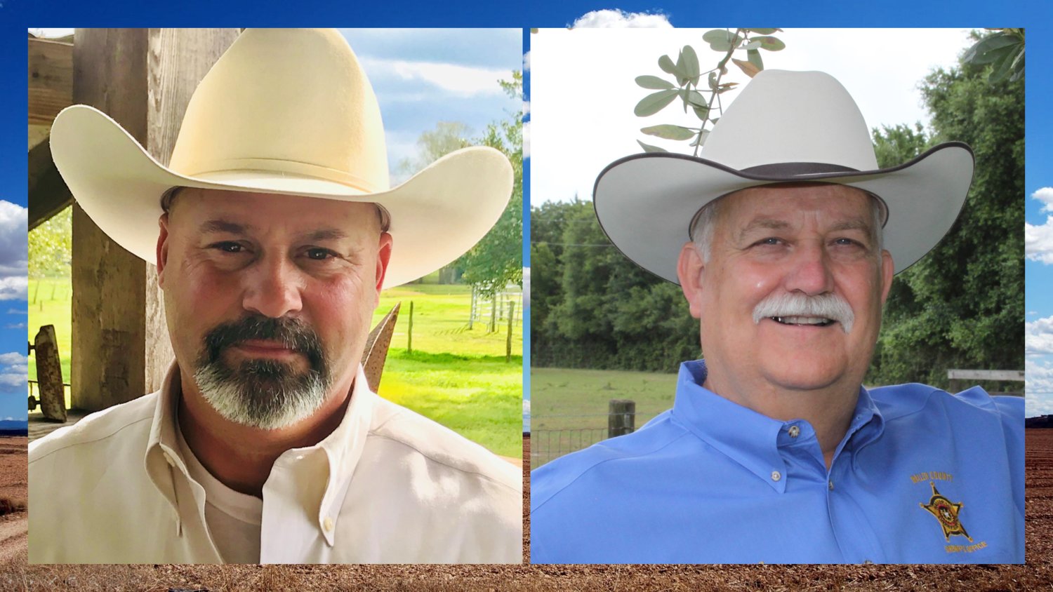 Troy Guidry (left) will face incumbent Waller County Sheriff R. Glenn Smith (right) in a runoff election July 14. Early voting begins June 29. The winner will face the Democratic nominee in the fall.